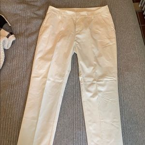 Garnet Hill slightly off-white khaki pants.